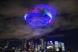 Ce spectacle de drone record du monde, a été contrôlé par un seul ordinateur portable