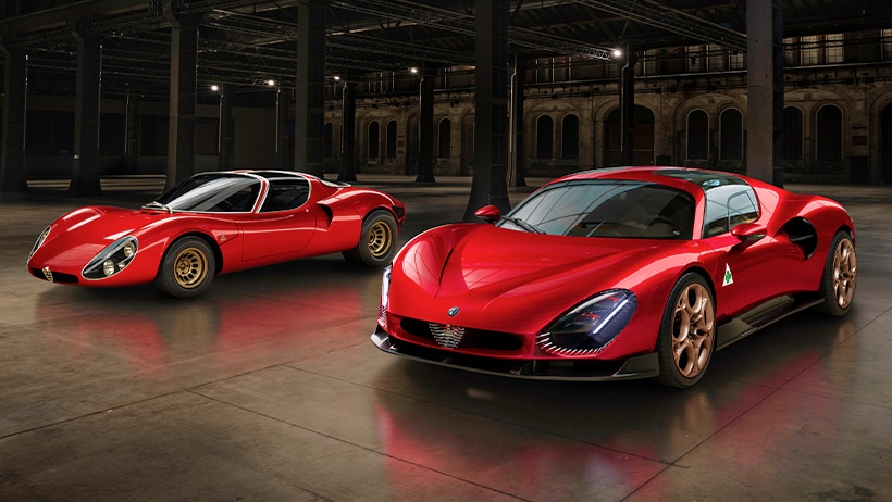 Alfa Romeo 33 Stradale 1968 & 2024