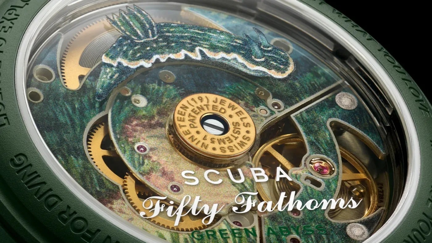 Swatch x Blancpain Green Abyss : quand la plongée rencontre l'élégance militaire