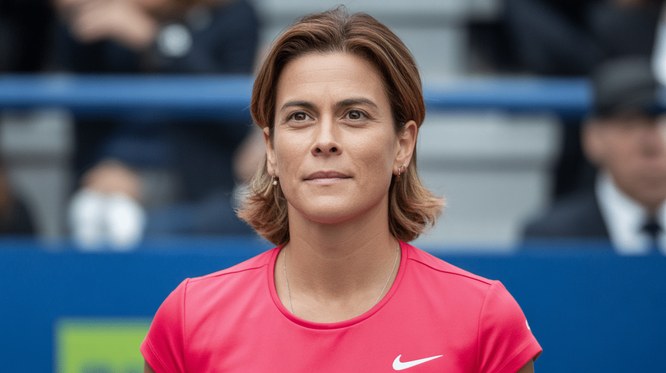 Amélie mauresmo esquive une polémique lors du tournoi