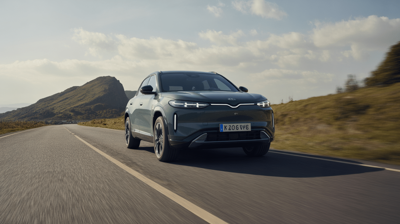 SUV hybride puissant de 340 cv avec une autonomie de 1200 km