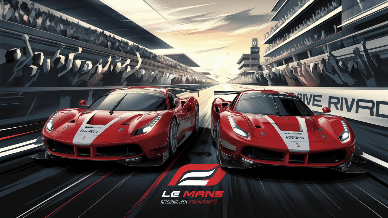 Ferrari warring over which car leads at le