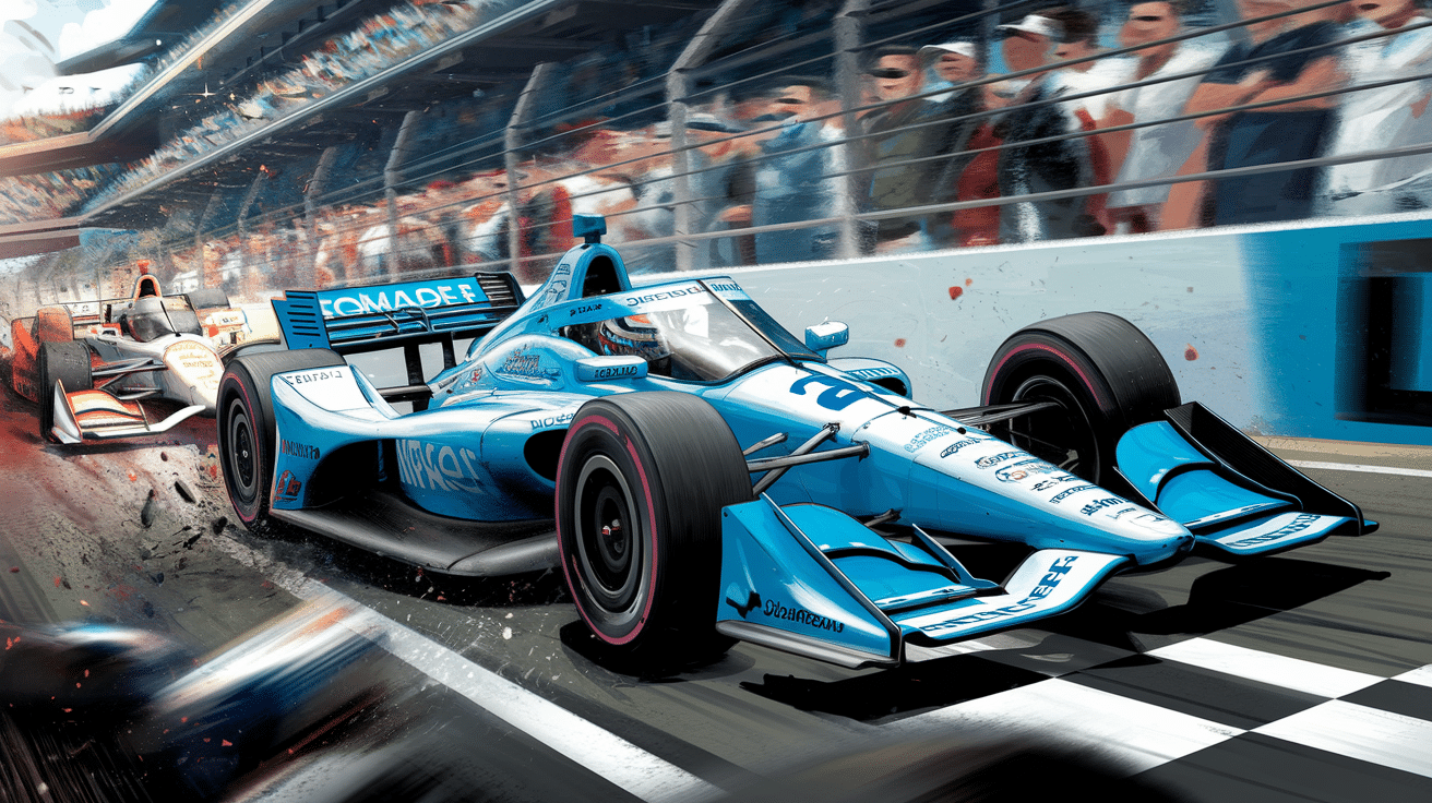 Le champion d'indycar réalise un exploit en survivant