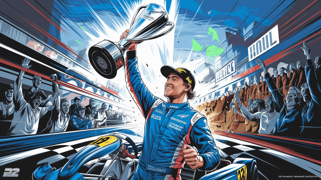 Troy loeskow égale le record historique en karting