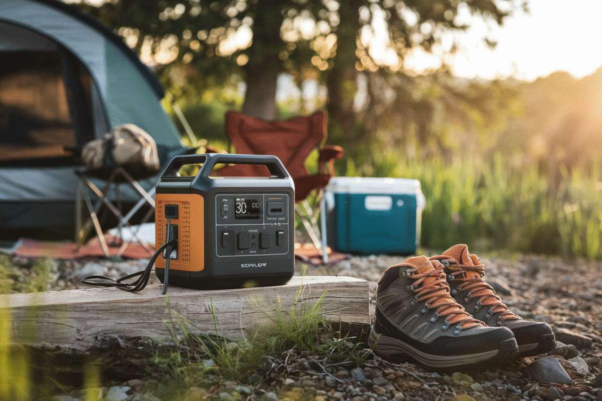 Ecoflow trail 300 dc  La station dénergie portable qui révolutionne le