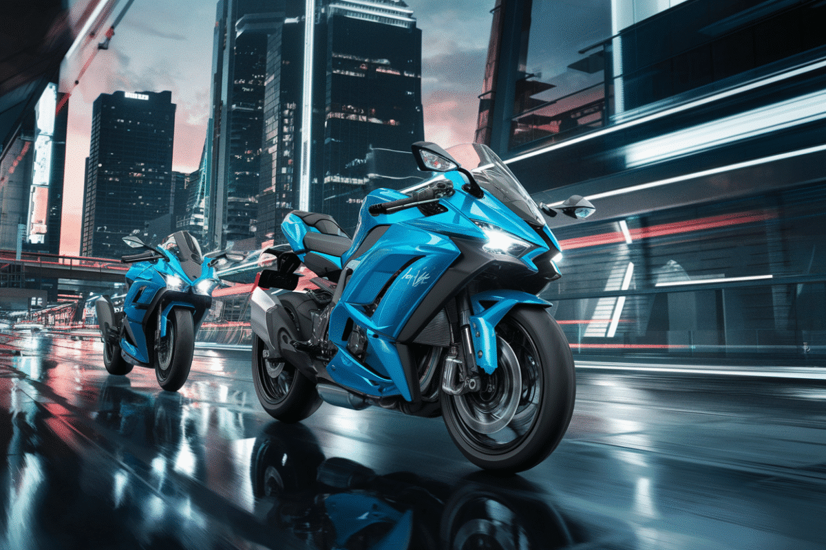 Kawasaki ninja e-1 et z e-1 allient style et performance pour transformer