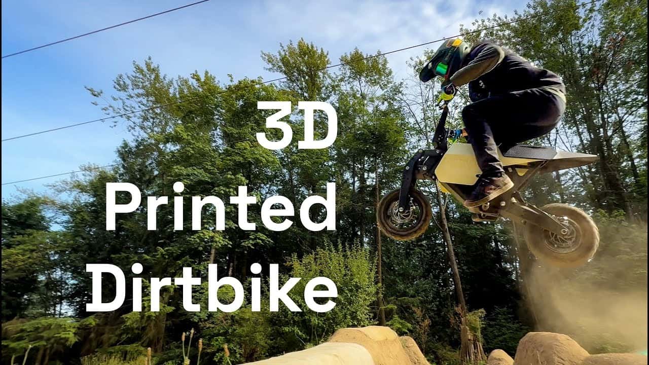 La première moto tout-terrain imprimée en 3d arrive en france  Innovation