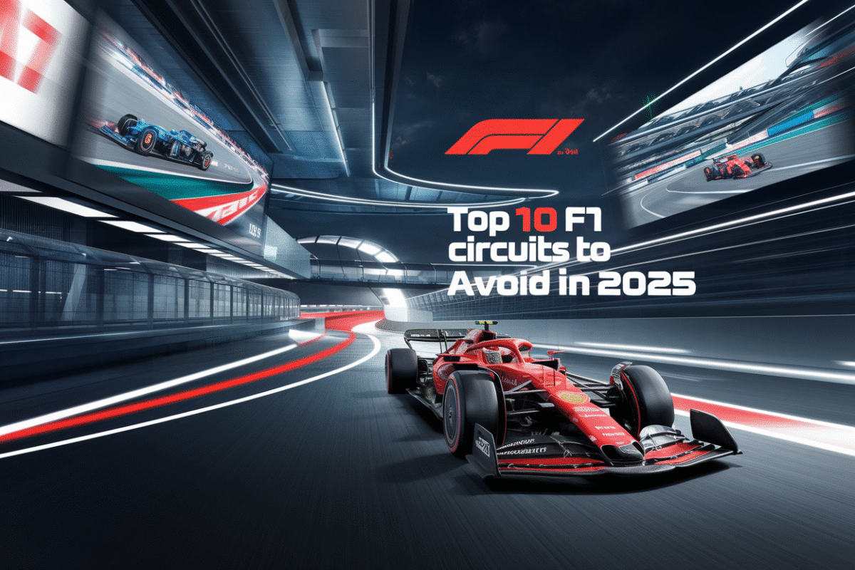Les 10 circuits de f1 à éviter en 2025 selon les critiques