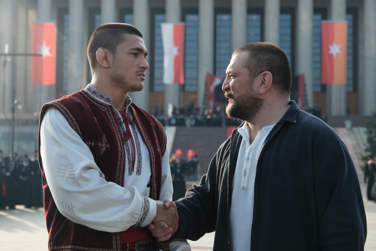 Accueil triomphal pour khamzat chimaev en tchétchénie : Le champion de l'ufc célébré par ramzan kadyrov dans une cérémonie officielle Accueil triomphal pour khamzat chimaev en tchétchénie Le champion