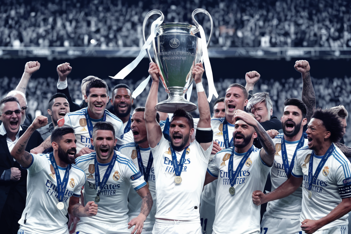 Le real madrid entre dans lhistoire  Premier club à