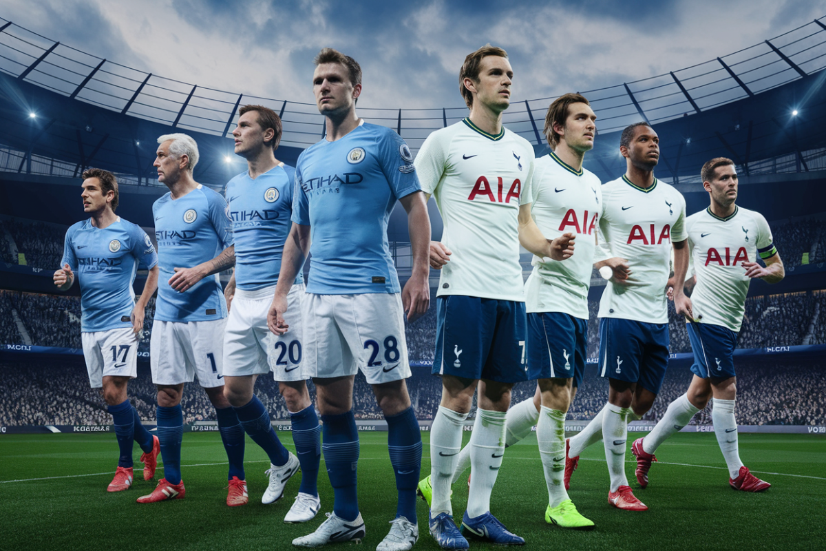 Manchester city - tottenham  Reconnaissez-vous les joueurs de la