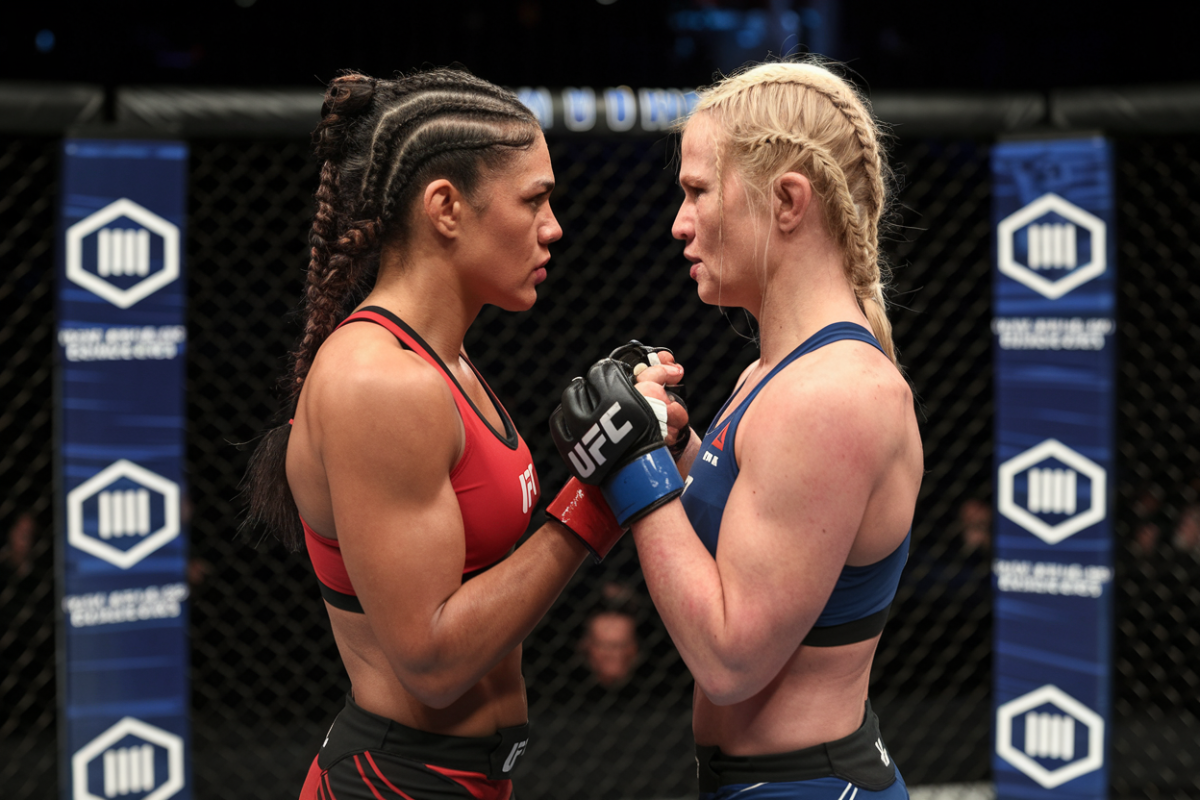 Ufc 322  Le face-à-face explosif entre tracy cortez et