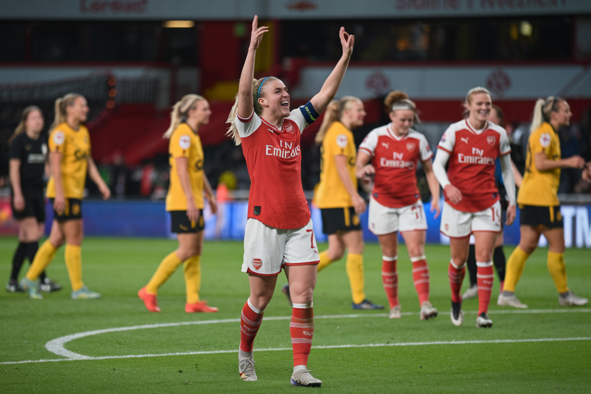 Arsenal remonte la pente et simpose face aux lionesses de