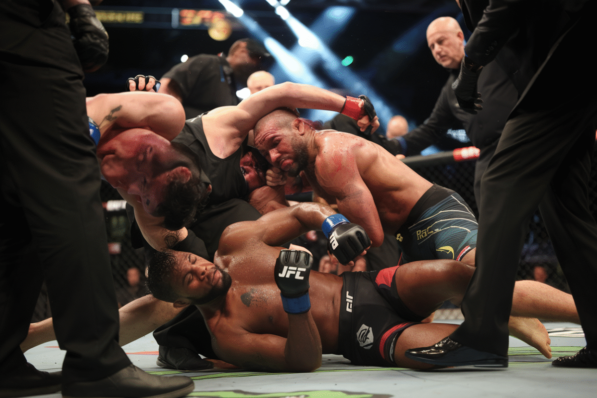 Bagarre après combat  La légende de lufc wanderlei silva