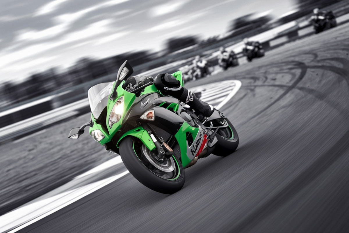 Kawasaki ninja zx-10r  La supersport japonaise délivre 203 chevaux