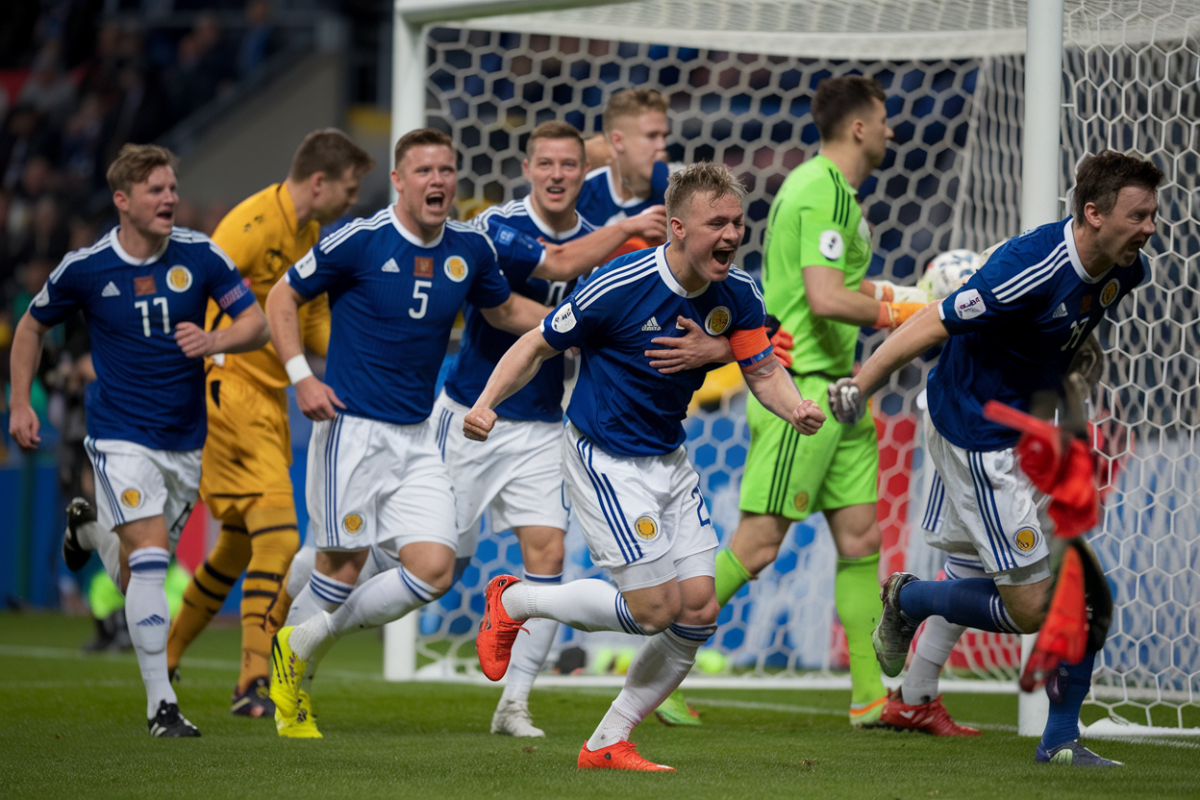 Lécosse prend lavantage face au belarus grâce à un but