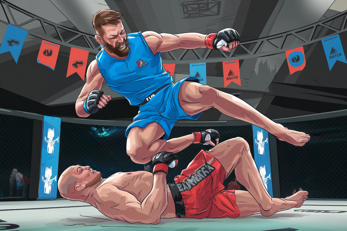 tommy mcmillen domine son adversaire avec une stratégie agressive lors