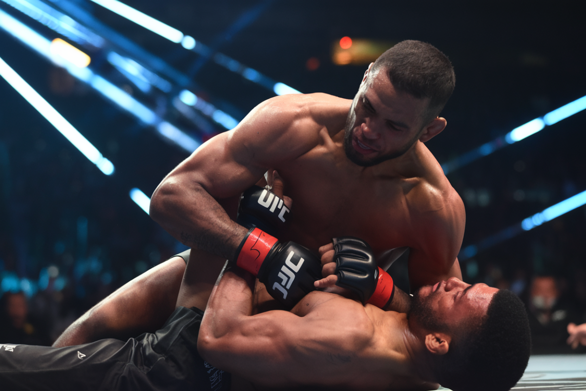 Ufc paris  Benoit saint-denis domine mauricio ruffy par soumission