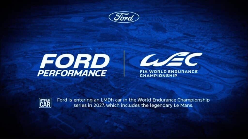 Engagement officiel de Ford Performance en Hypercar au World Endurance Championship