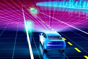 Le capteur LIDAR permet à la voiture autonome de voir autour d’elle
