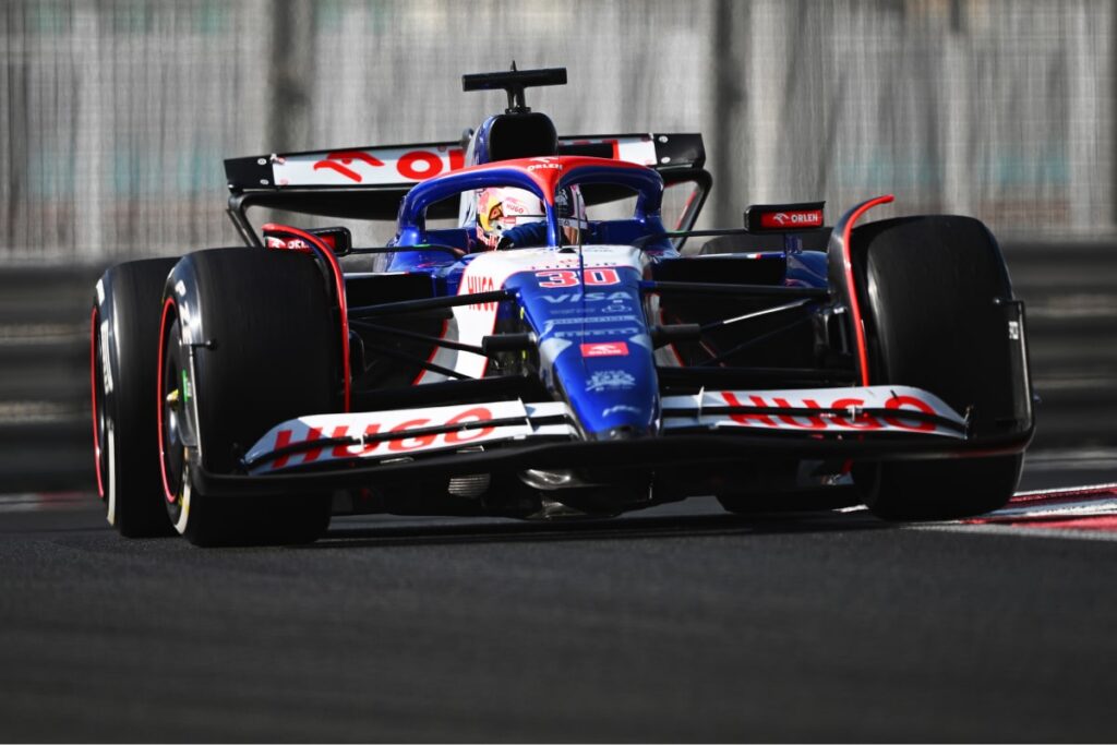 Au Grand Prix des États-Unis, Lawson a surpris par son style de pilotage agressif - © Red Bull Content pool