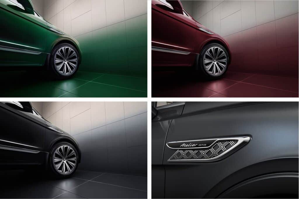 Light Emerald, Rubino Red, Obsidian Crystal et Light Onyx - © Bentley - © Bentley