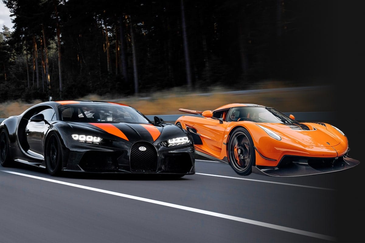 Chiron Super Sport vs Jesko Attack Chiron Super Sport vs Jesko Attack