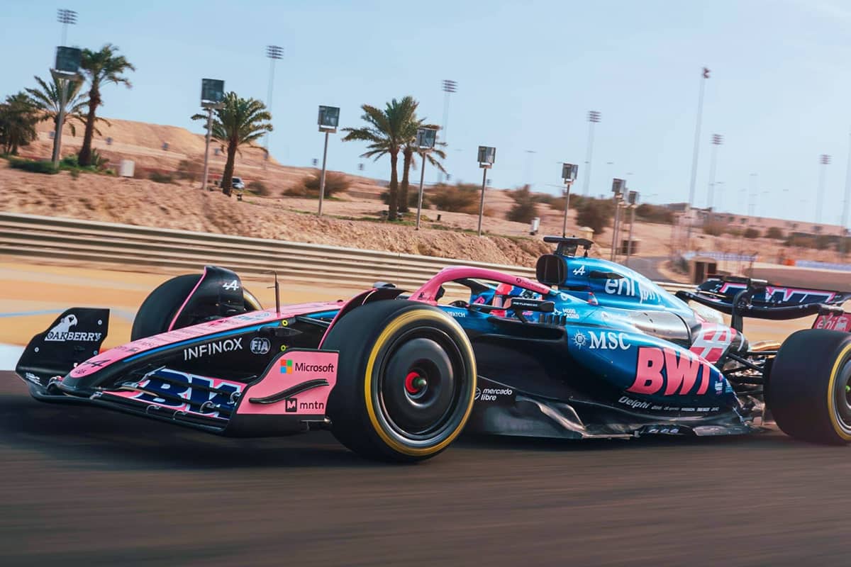 L’A525 fait ses débuts en piste avec Pierre et Jack au volant à Bahreïn - © BWT Alpine F1 Team