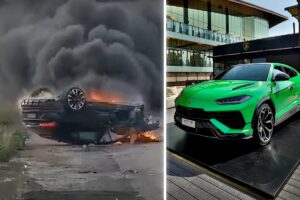 Lamborghini Urus Crash