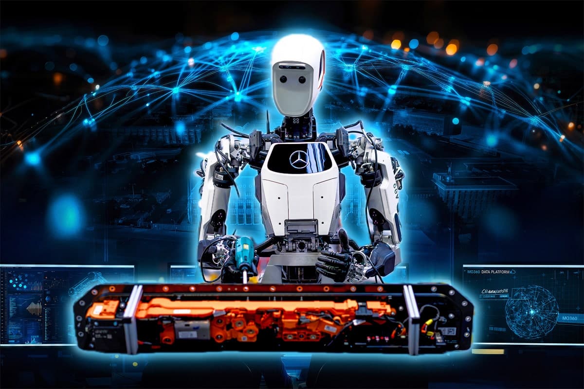 Mercedes introduit de l’IA et des robots humanoïdes dans ses usines - © Mercedes-Benz