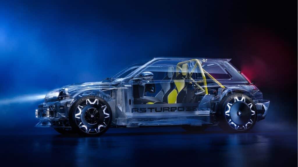 Produite à 1 980 exemplaires, la R5 Turbo 3E est taillée pour devenir un futur collector - © Renault