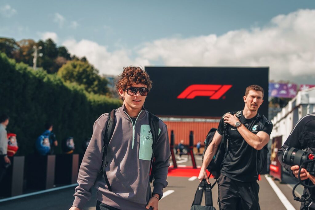 Andrea Kimi Antonelli Japon 2025 - © Richard Pardon Mercedes-Benz