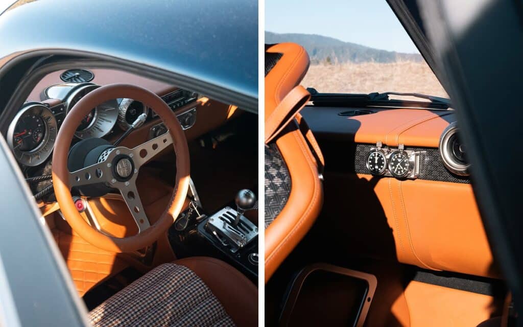 Totem Automobili a également voulu rendre hommage à l’âge d’or du sport automobile en intégrant deux chronographes TAG Heuer - © Totem Automobili