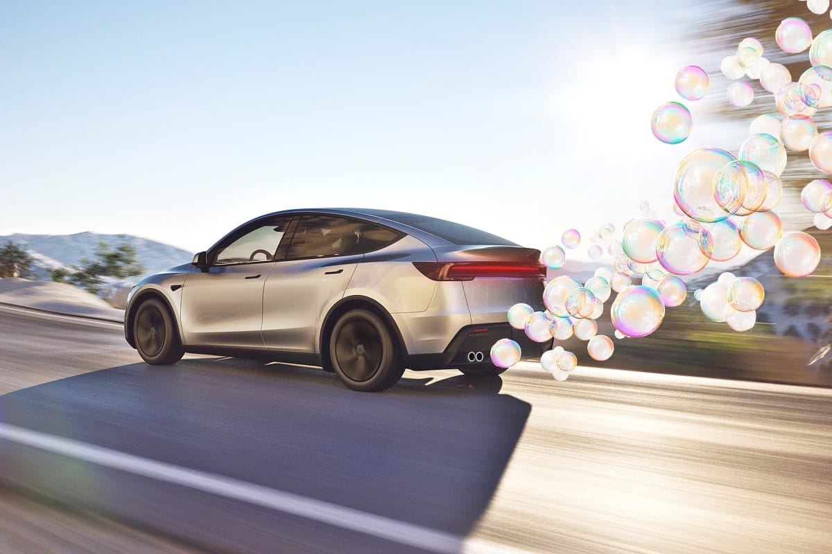 Model Y échappement à bulles - © Tesla (édité)
