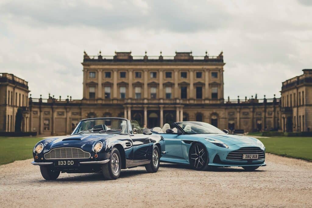 La relation se renforce avec l’arrivée du DB6 Mk2 Volante, le modèle fétiche du roi Charles III - © Aston Martin