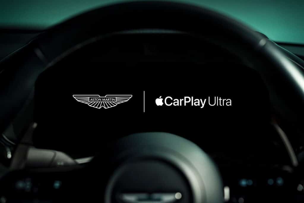 CarPlay Ultra est un véritable pont entre l’univers automobile et l’écosystème Apple - © Aston Martin