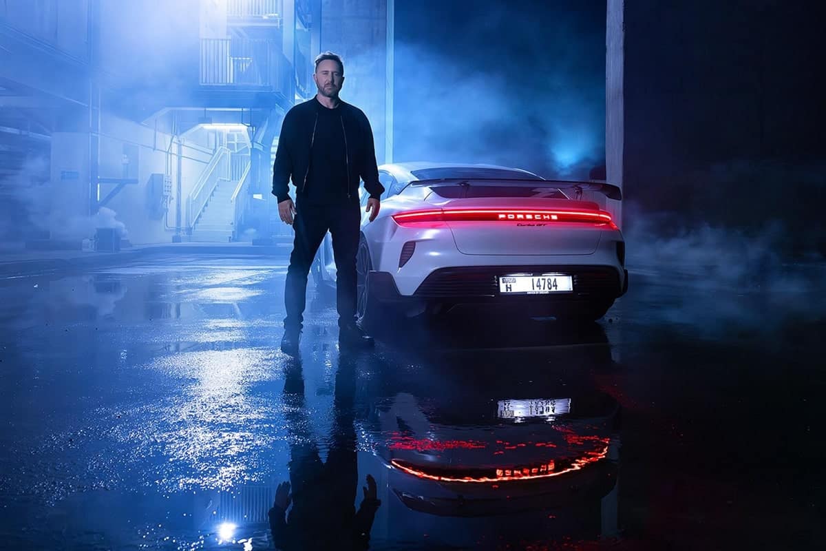 Porsche s’associe à David Guetta pour un show hors normes à Dubaï - © Porsche