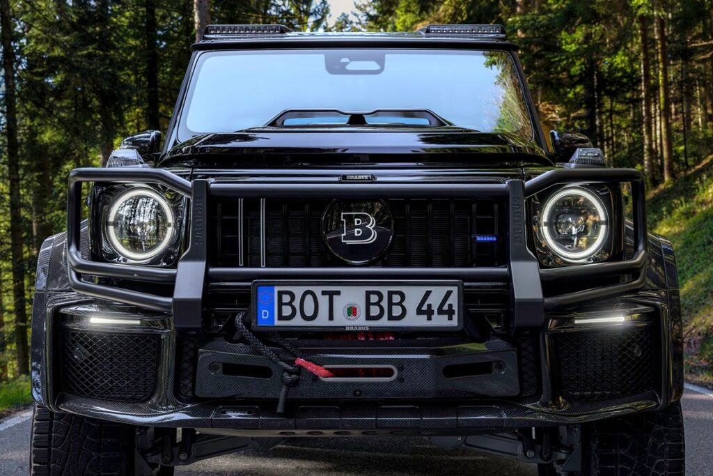 Le célèbre V8 biturbo de 4.0 litres du G63 AMG poussée à 800 chevaux- © Brabus