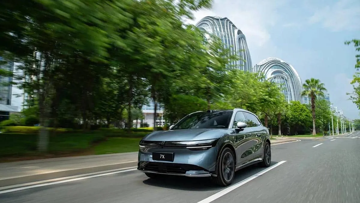 Voici à quoi ressemble la nouvelle Zeekr 7X.