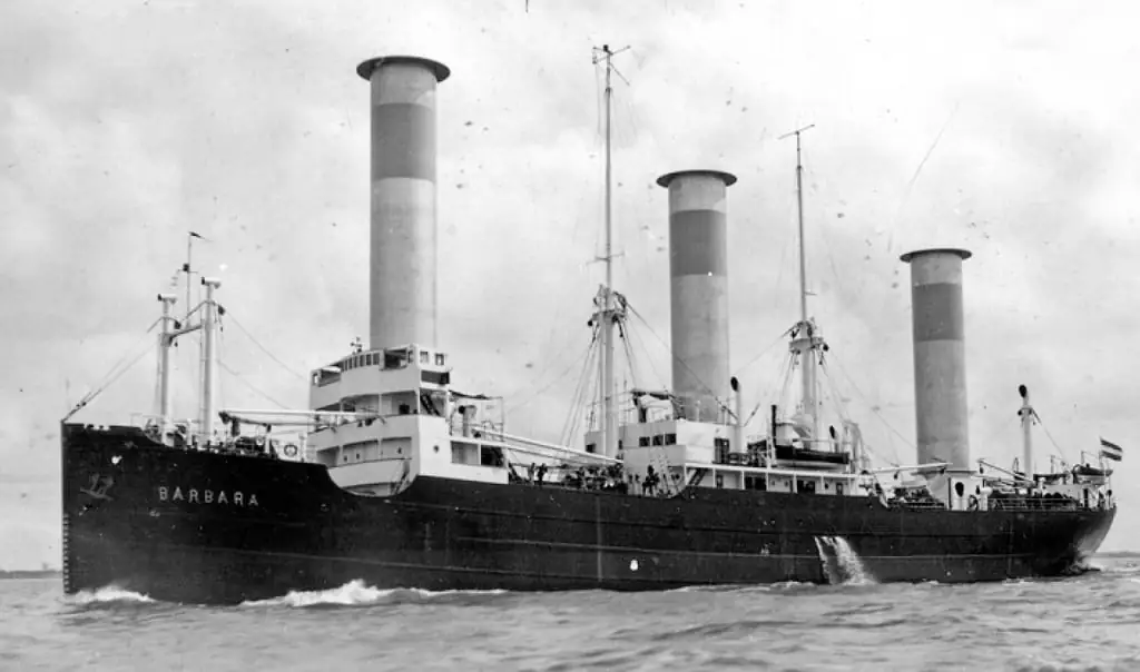 Le Santa Barbara en 1920.