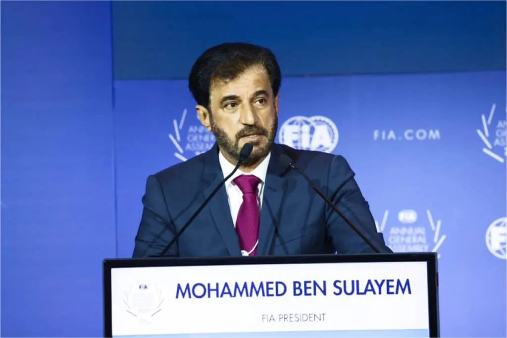 Mohammed Ben Sulayem - © Conférence de Press FIA
