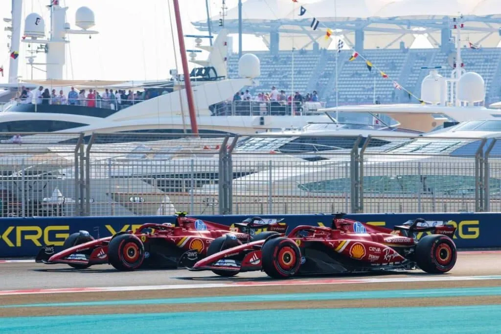 Arthur et Charles Leclerc au GP d'Abu Dhabi - © Scuderia Ferrari