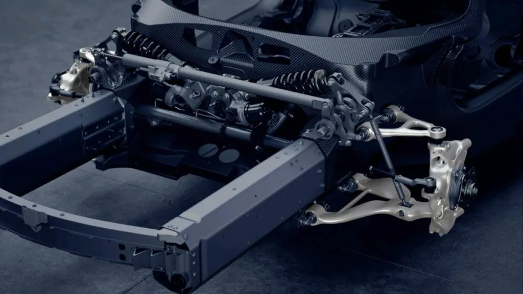 Mclaren collabore avec Divergent pour fournir une suspension imprimée en 3D sur la nouvelle W1 - © Mclaren