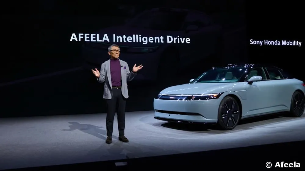 Une autonomie estimée à 520 km pour sa version haut de gamme - © Afeela