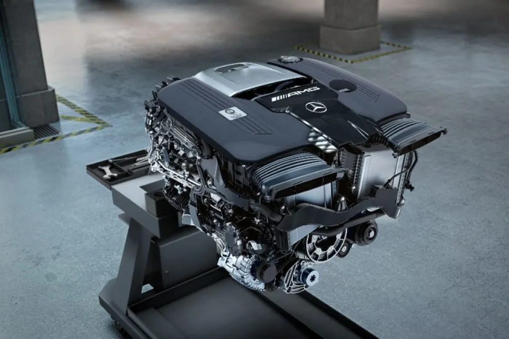 Le célèbre V8 4.0L AMG - © Mercedes Benz