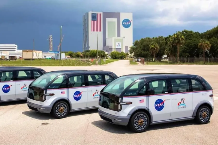La start-up avait décroché des contrats notables, notamment avec la NASA pour le transport des astronautes - © Canoo