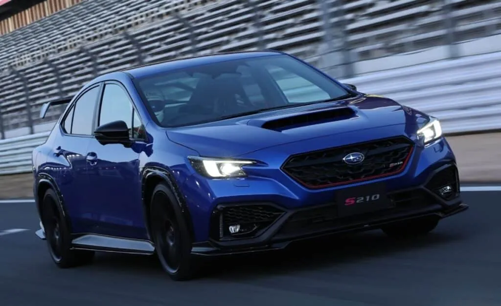La WRX STI S210 embarque le célèbre Boxer turbo 2.4 litres - © Subaru