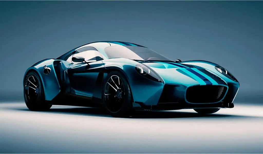 Inspirée des légendaires GT italiennes des années 60, elle affiche des courbes élégantes et une silhouette épurée.