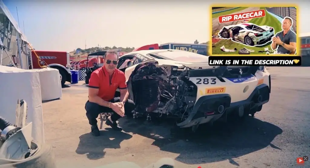 Sa Ferrari 488 Challenge Evo détruite - © The Gentleman's Garage