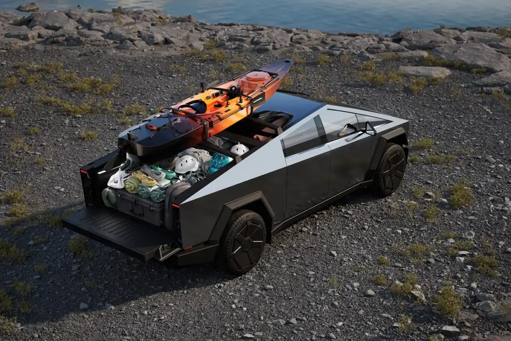 Tesla a conçu le Cybertruck pour être polyvalent - © Tesla